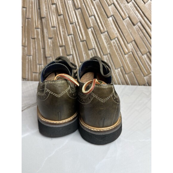 Cole Haan C10813 Wingtip Borgue Oxford Lace Up Men Leather Shoes 8 M Olive Green main image 9